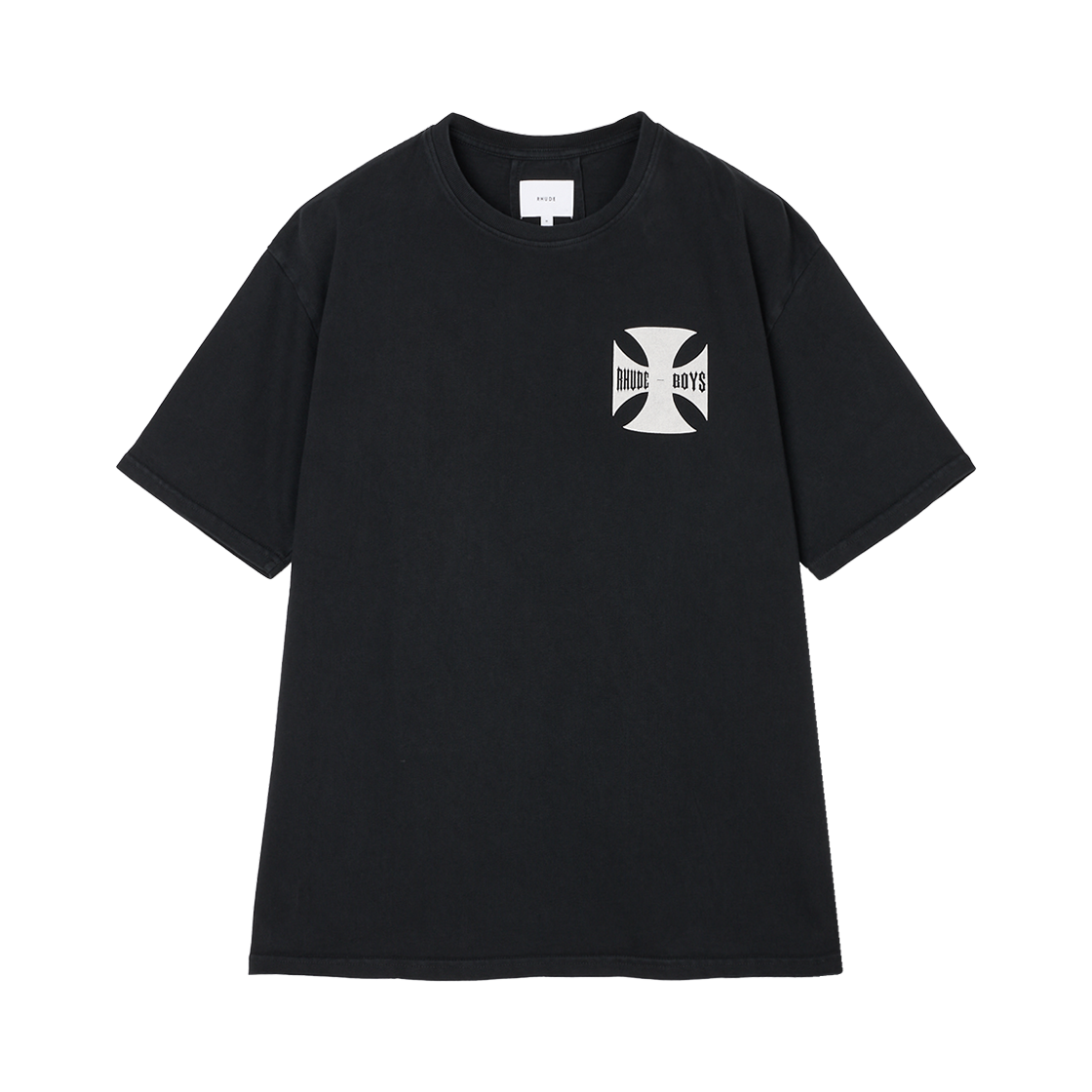 루드 보이즈 티 빈티지 블랙 - 25FW(Rhude Boys Tee Vintage Black - 25FW)
