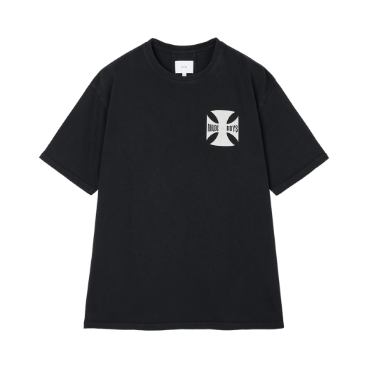 KM5CTSSRD03BK Rhude Boys Tee Vintage Black - 25FW