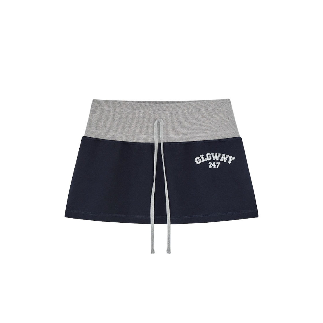 - (W) Glowny 247 Day Snug Mini Skirt Navy