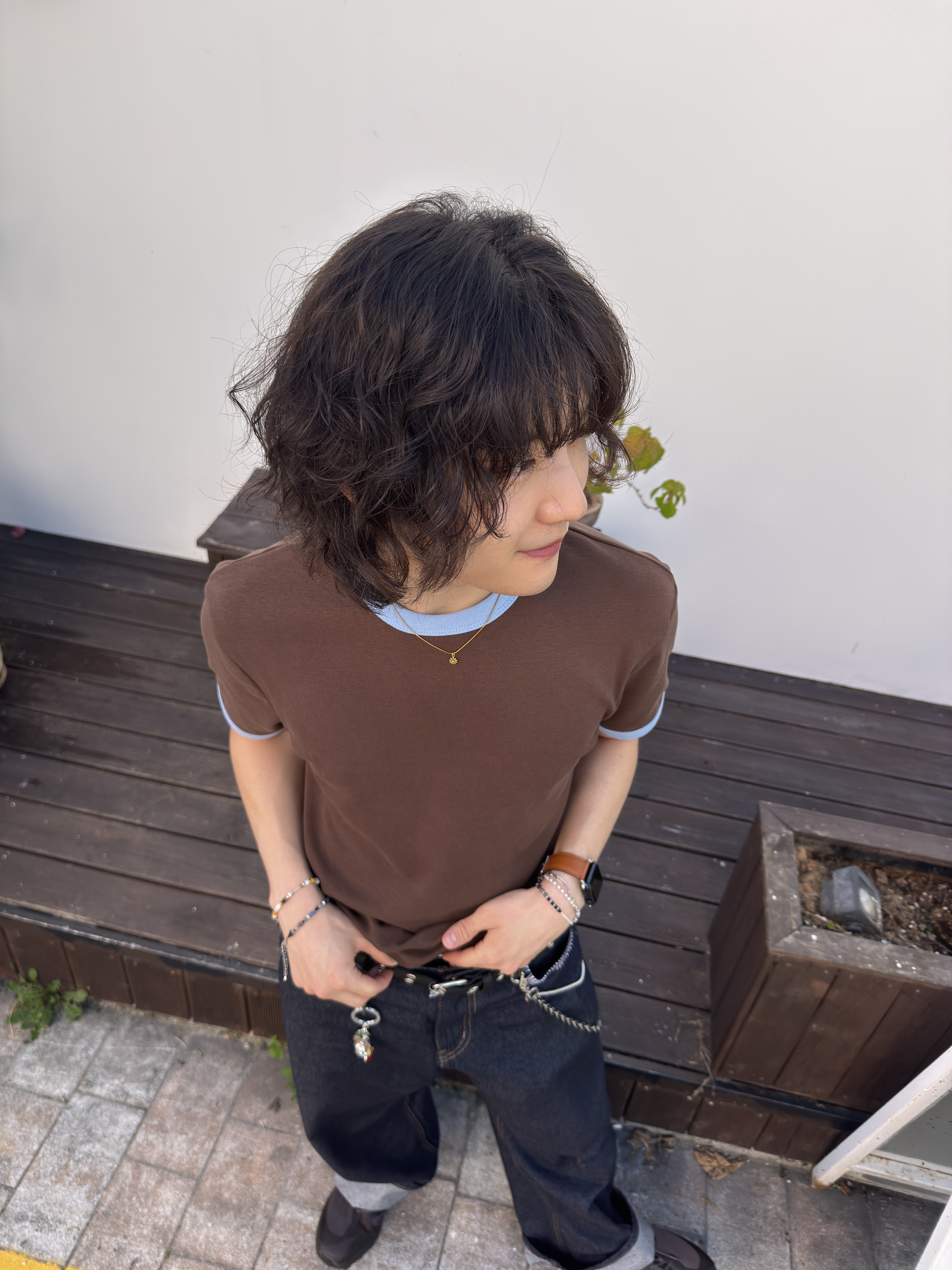 On Running x Post Archive Faction (Paf) Cloudventure Peak Cacao Espresso, Human Made Animal Keyring Silver 착용 스타일 - 3
