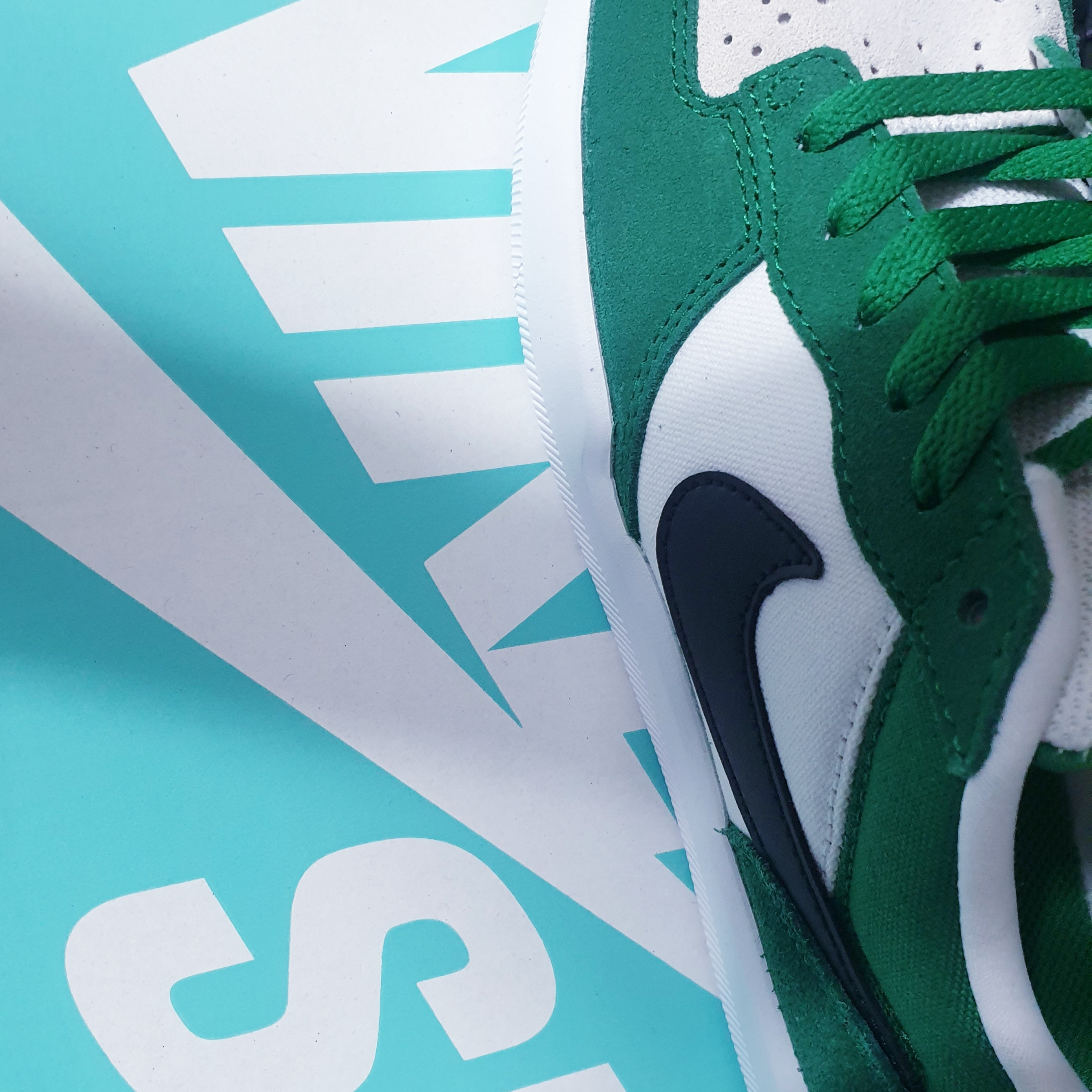 Nike SB Force 58 Pine Green Black 착용 스타일