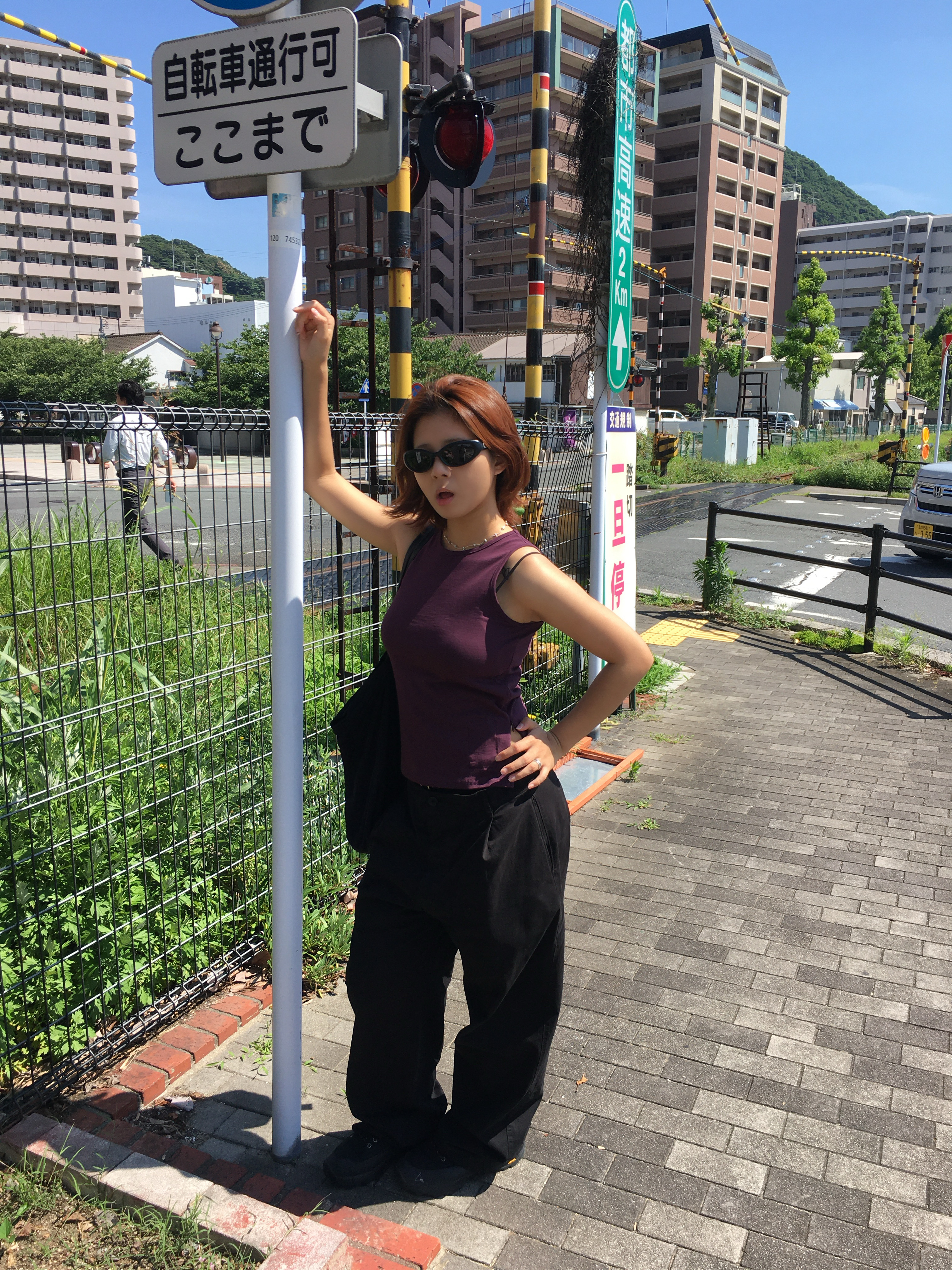 Roa Hiking Neal Black, Gentle Monster Gelati 01 Black 착용 스타일