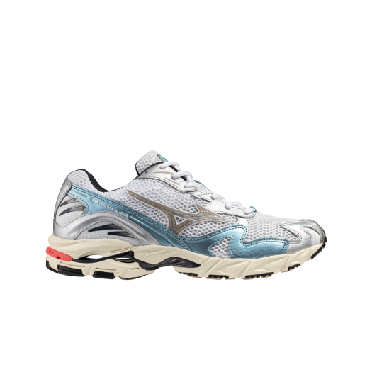 D1GA243115 Mizuno Wave Rider 10 White Vintage Khaki Reef Waters