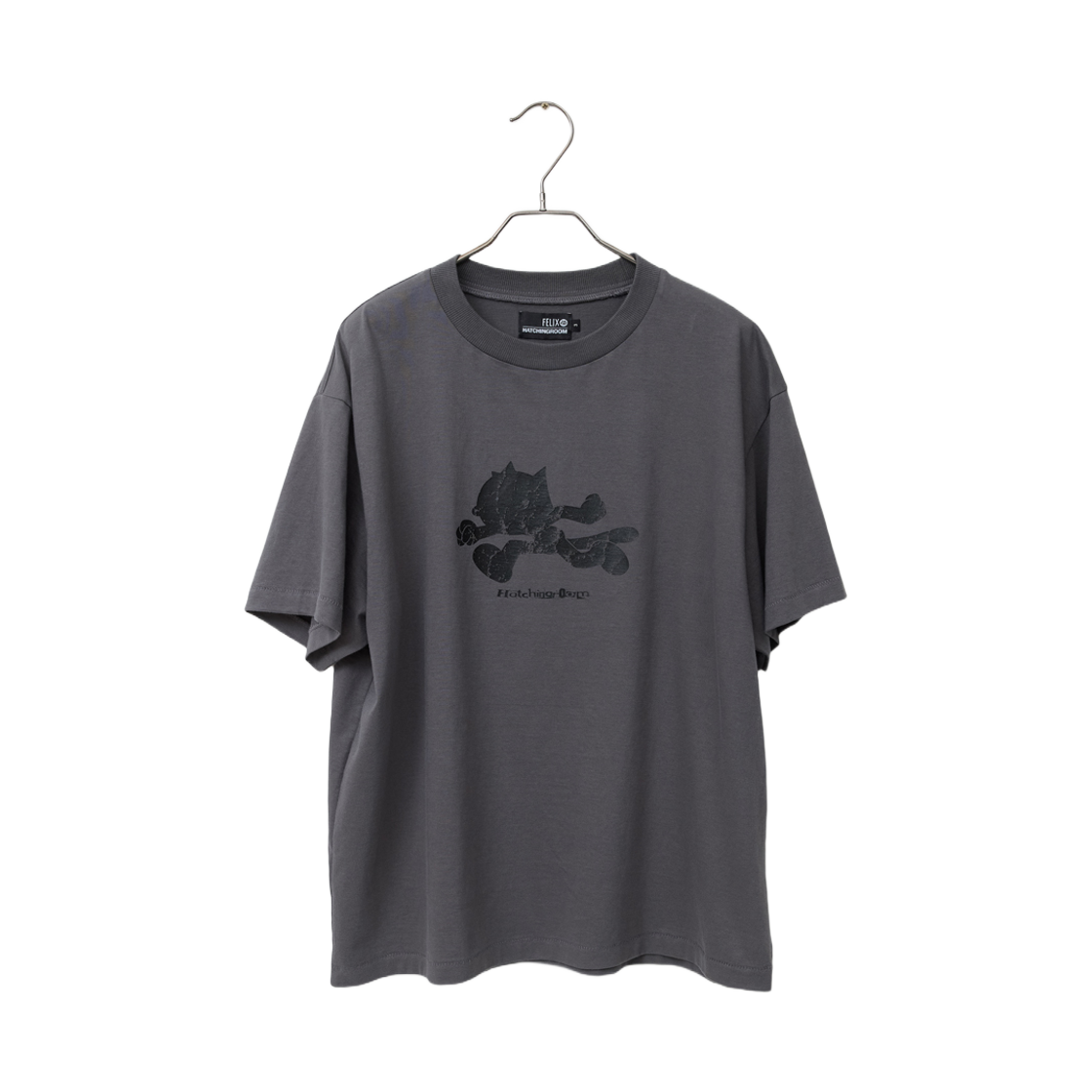 - Hatchingroom x Felix the Cat Ghost Felix T-Shirt Graphite