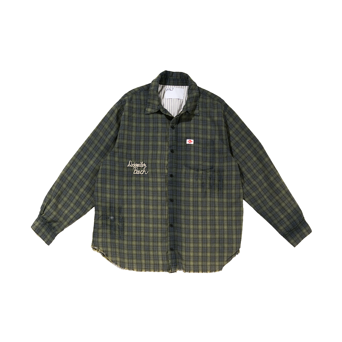 팔리 할리우드 도크와일러 플란넬 오버셔츠 블랙(Paly Hollywood Dockweiler Flannel Overshirt Black)