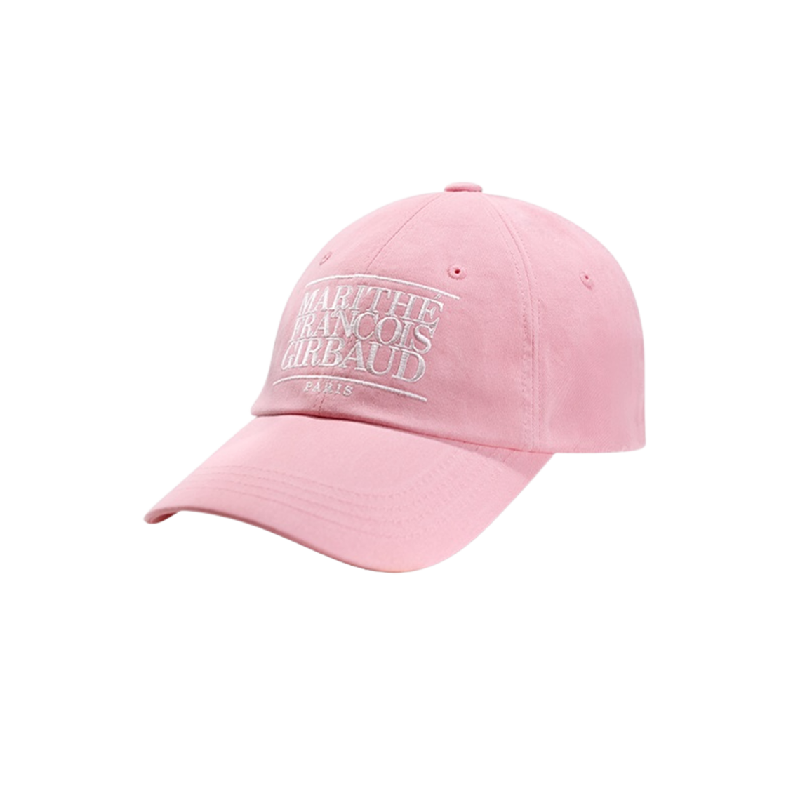 마리떼 프랑소와 저버 클래식 로고 솔리드 캡 핑크(Marithe Francois Girbaud Classic Logo Solid Cap Pink)