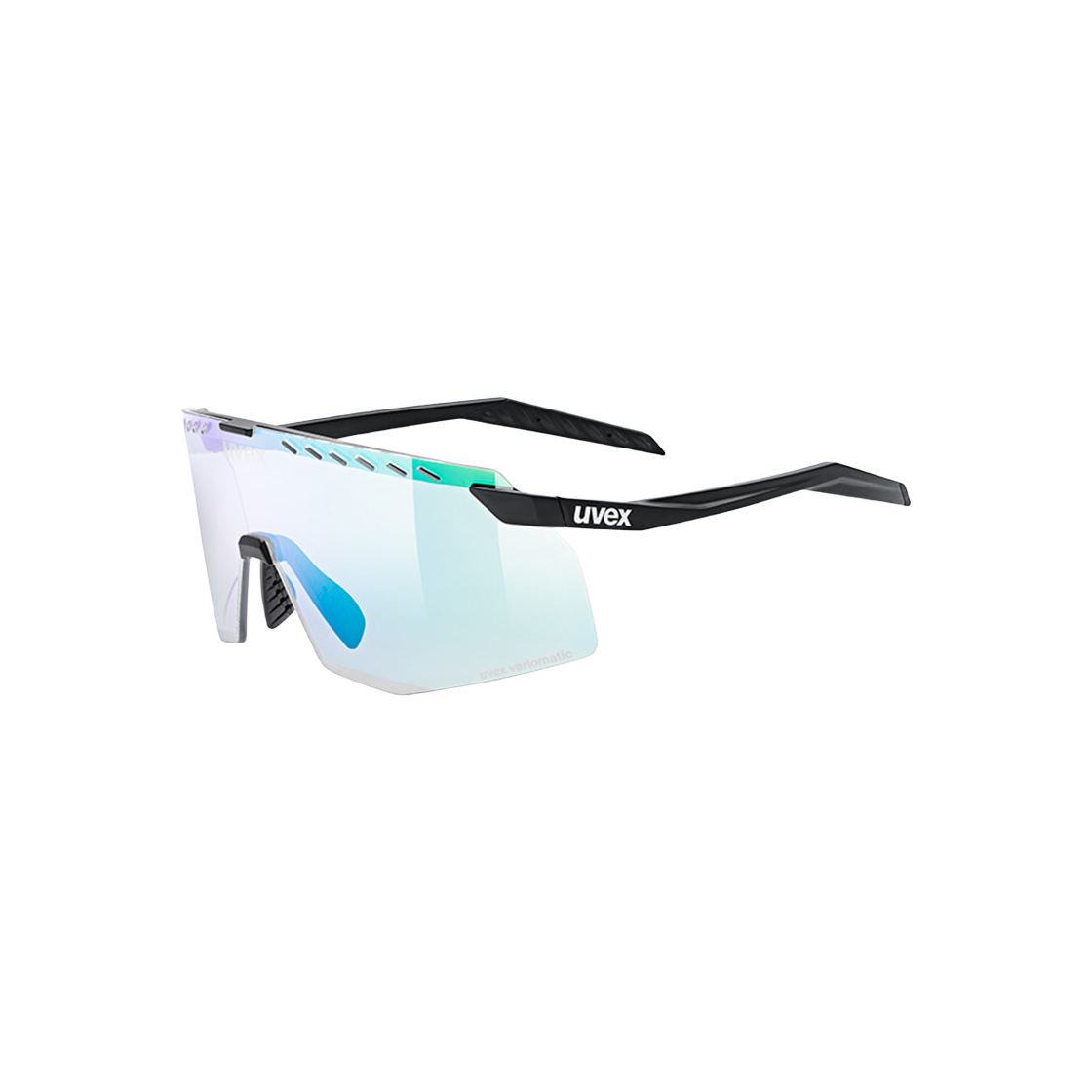 우벡스 페이스 스테이지 V 블랙 변색렌즈 그린(uvex Pace Stage V Black Variomatic® Green)