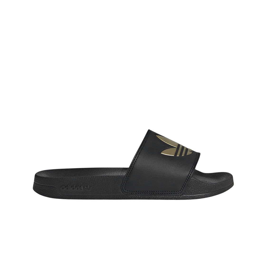 GZ6196 (W) Adidas Adilette Lite Slides Core Black Matte Gold