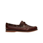 Timberland Classic 2-Eye Boat Shoes Burgundy - Wide