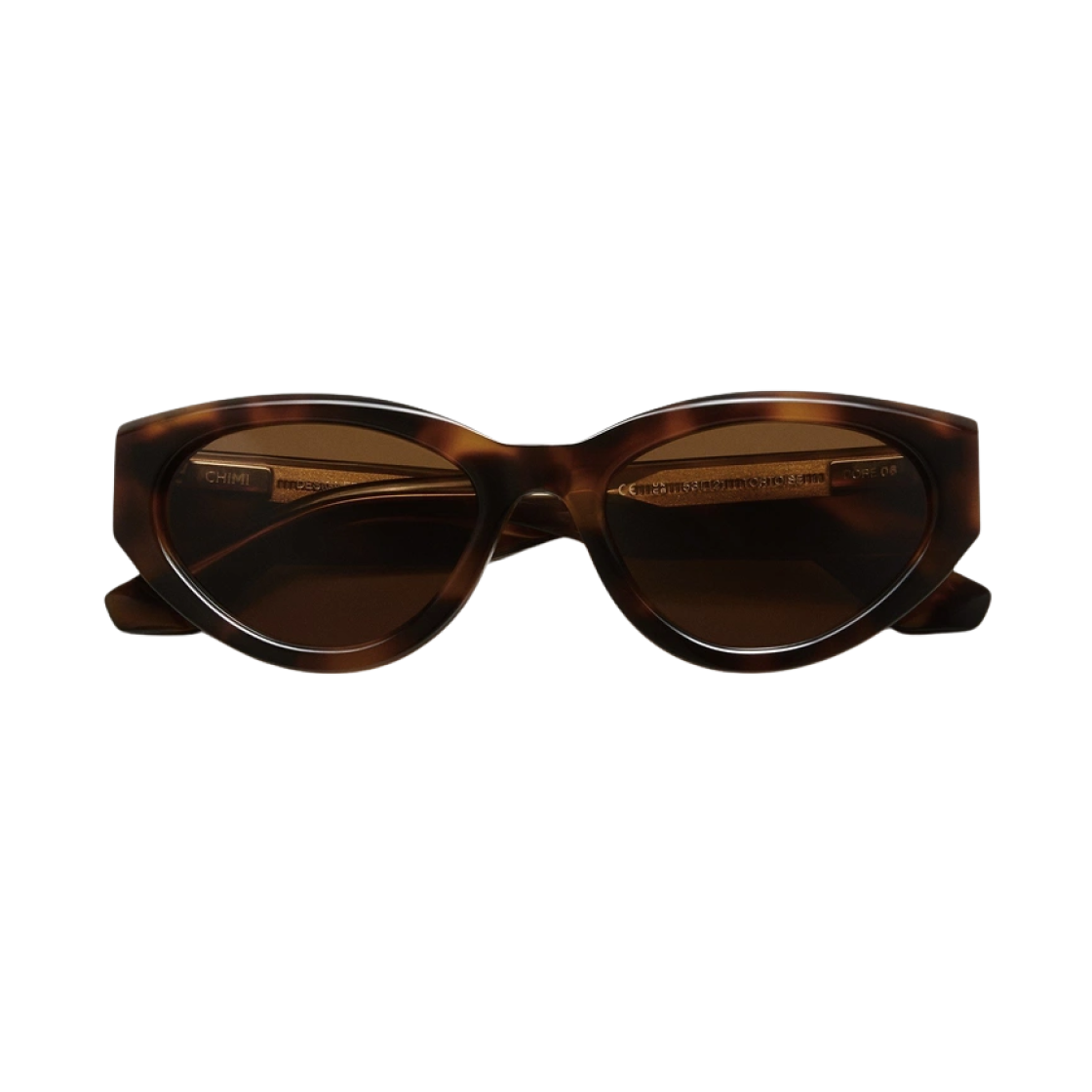 치미 06 코어 아세테이트 선글라스 브라운 브라운 렌즈(Chimi 06 Core Acetate Sunglasses Brown Brown Lenses) - 1
