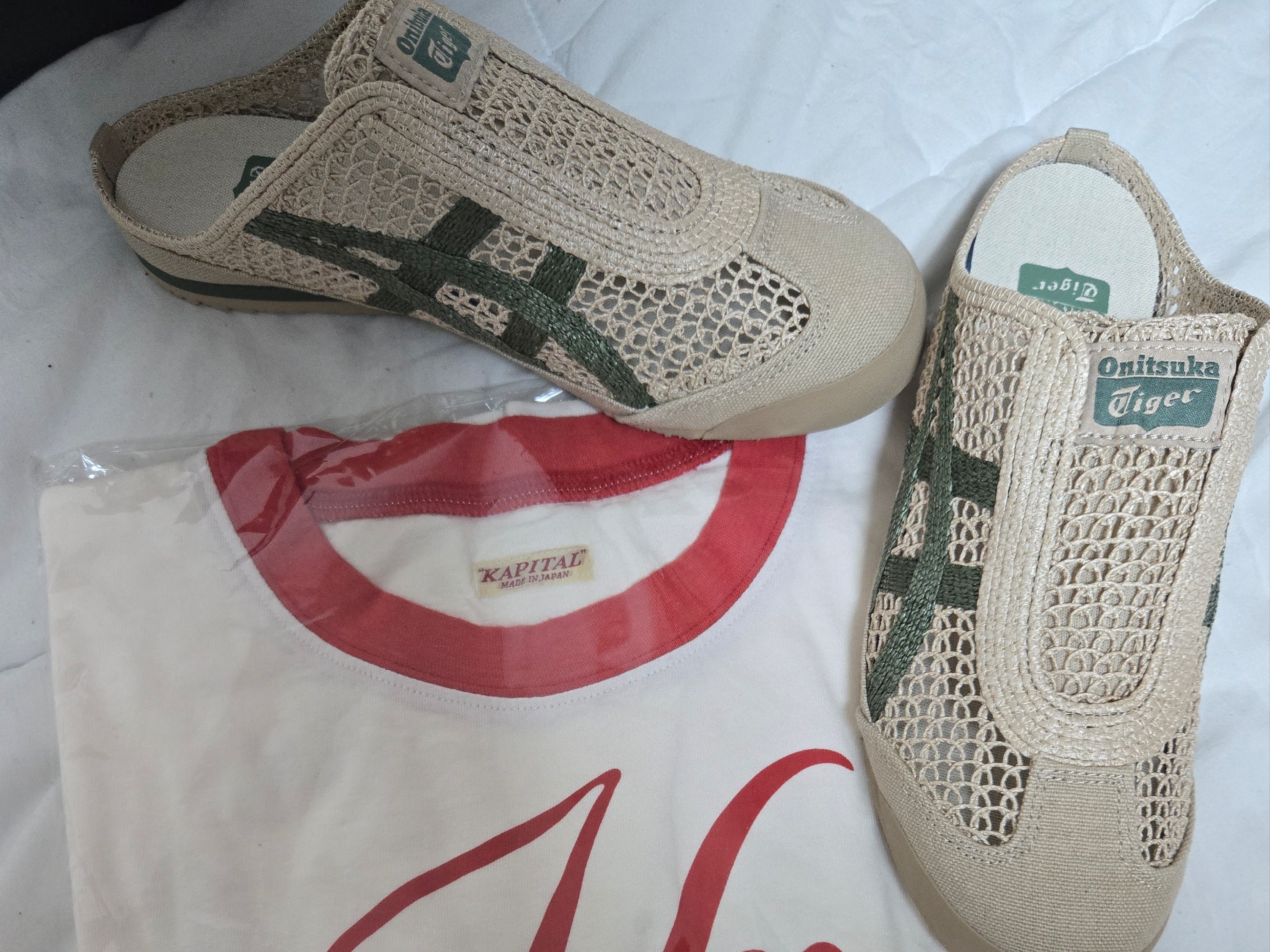 Onitsuka Tiger Mexico 66 Sabot Synthetic Fiber 착용 스타일