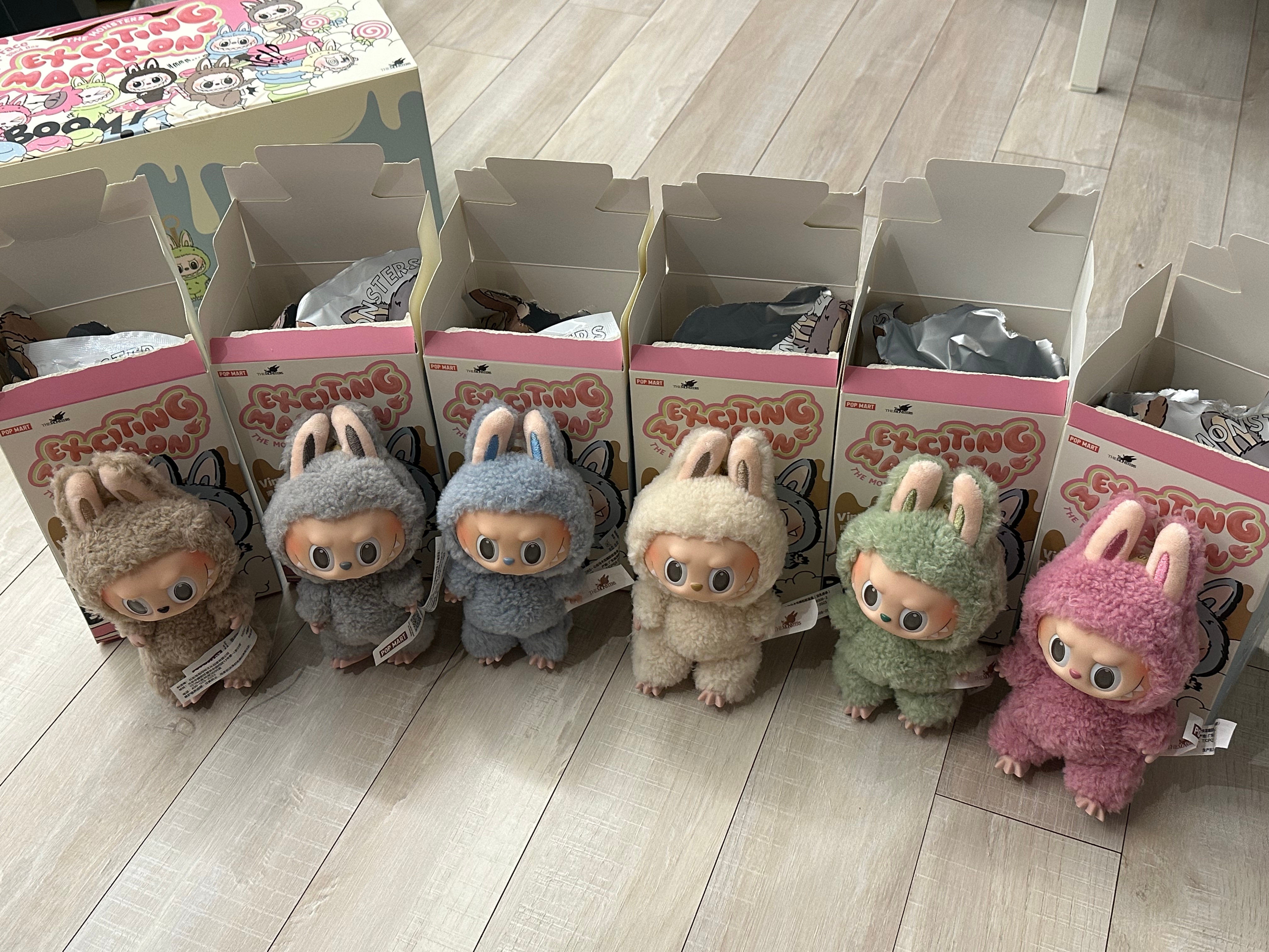 Pop Mart The Monsters Labubu Tasty Macarons Series Sealed Case (6 Blind Boxes) 착용 스타일