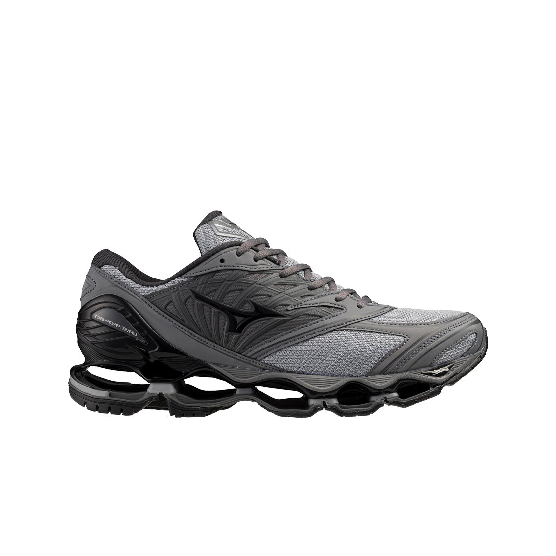 미즈노 웨이브 프로페시 LS 얼티밋 그레이 콰이엇 쉐이드 블랙(Mizuno Wave Prophecy LS Ultimate Gray Quiet Shade Black)