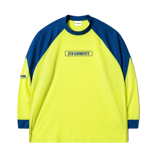 Q5MMTL001NEO QT8 GARMENTS Spin Tee for B-Boys & B-Girls Neon