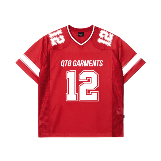 Q5MMTS045RED QT8 GARMENTS 3R Football Jersey Remy