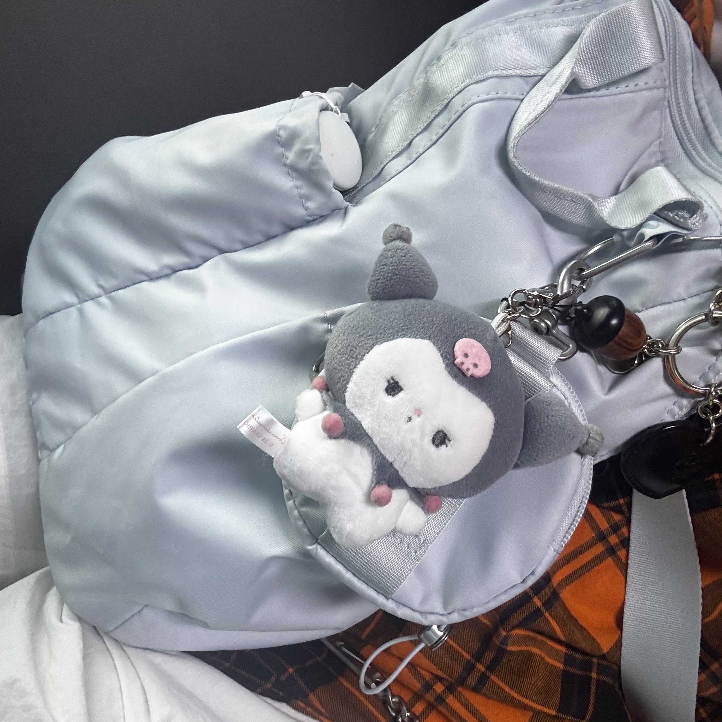 Nike Futura Luxe Mini Backpack Aura 착용 스타일