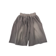 Undermycar MU.127 Classic Logo Brush Washed Sweat Shorts Mocha
