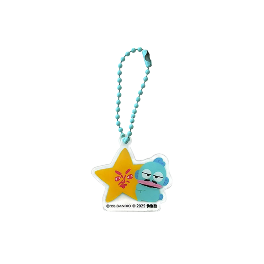 - Sanrio x ChimChakMan Hangyodon Acrylic Keyring Star Multi