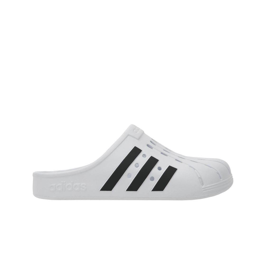 아디다스 아딜렛 클로그 화이트 블랙(Adidas Adilette Clog White Black)