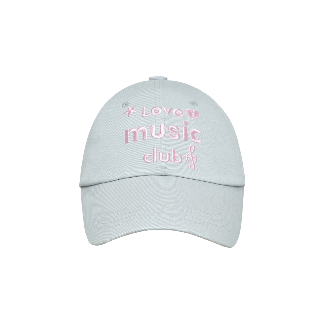아이썸머리 러브 뮤직 클럽 볼캡 그레이(Isummerly Love Music Club Ball Cap Gray)