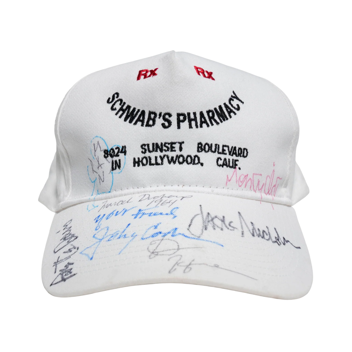 팔리 할리우드 슈왑스 파머시 햇 화이트 리미티드 에디션(Paly Hollywood Schwabs Pharmacy Hat White Limited Edition)