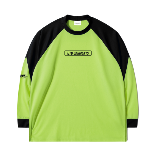 Q5MMTL001GRE QT8 GARMENTS Spin Tee for B-Boys & B-Girls Green