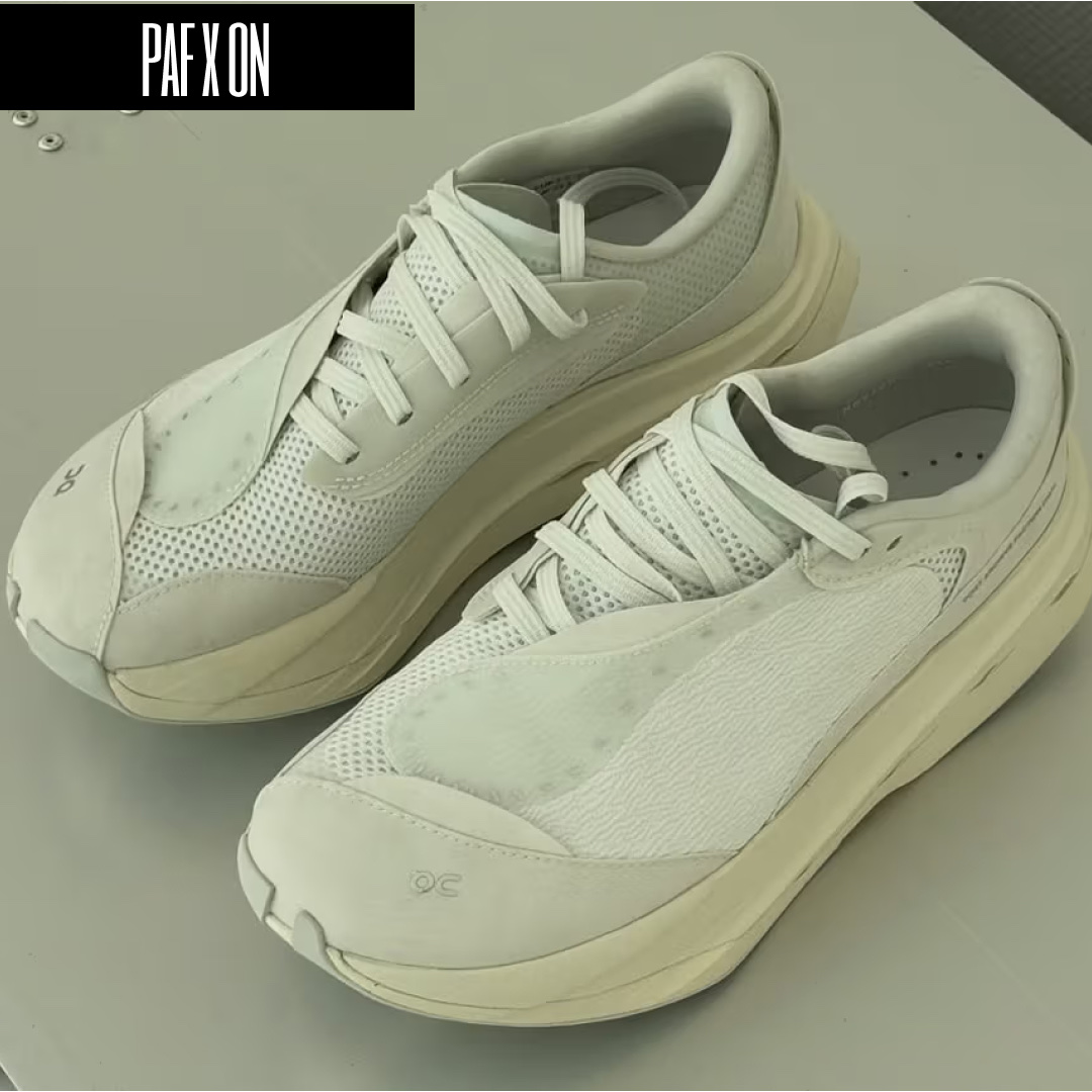 (W) On Running x Post Archive Faction (Paf) Cloudventure Peak Cacao Espresso, On Running x Post Archive Faction (Paf) Cloudventure Peak Ice Moon 착용 스타일 - 2