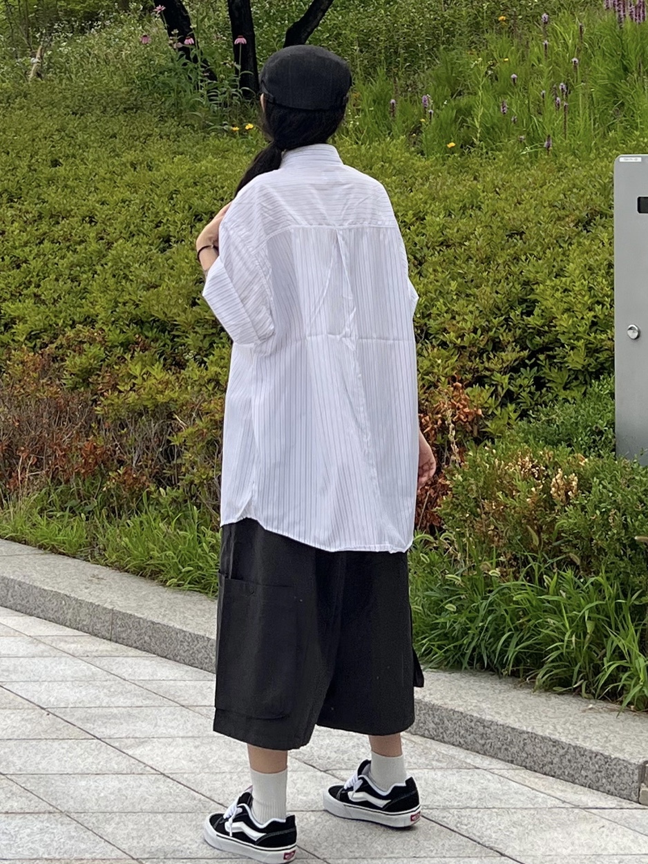 Vans Knu-Skool Black True White 착용 스타일 - 2