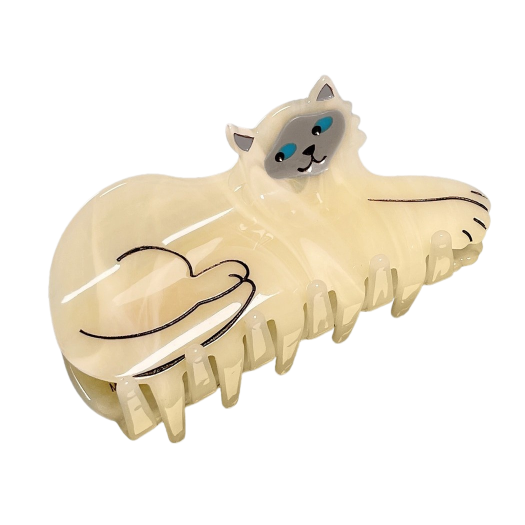 P00000FT Coucou Suzette Siamese Cat Hairclaw