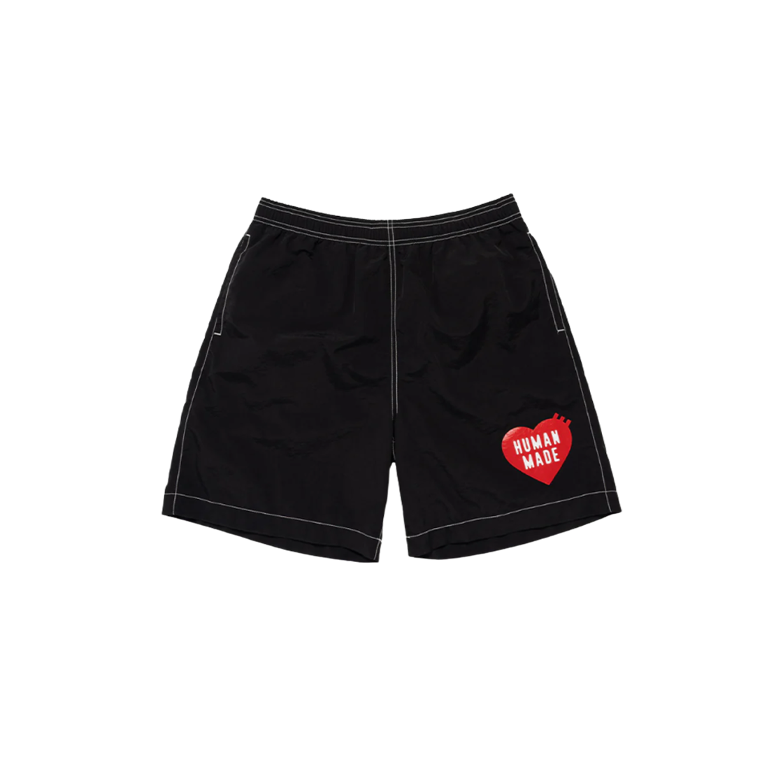 HM29PT024 Human Made Swim Shorts Black