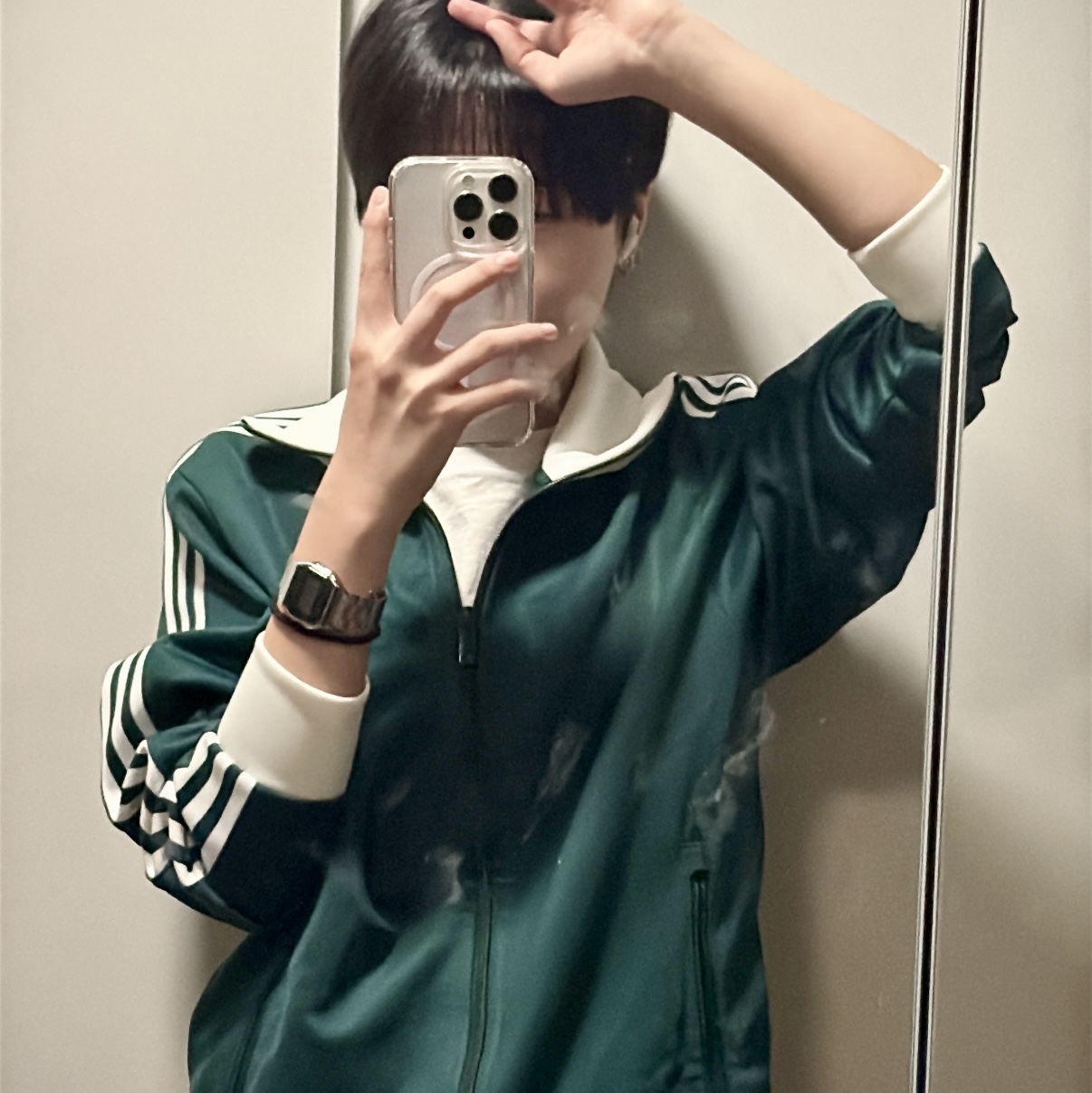 Adidas Adicolor Classics Beckenbauer Track Jacket Collegiate Green - KR Sizing, Casio A-158WA-1 착용 스타일