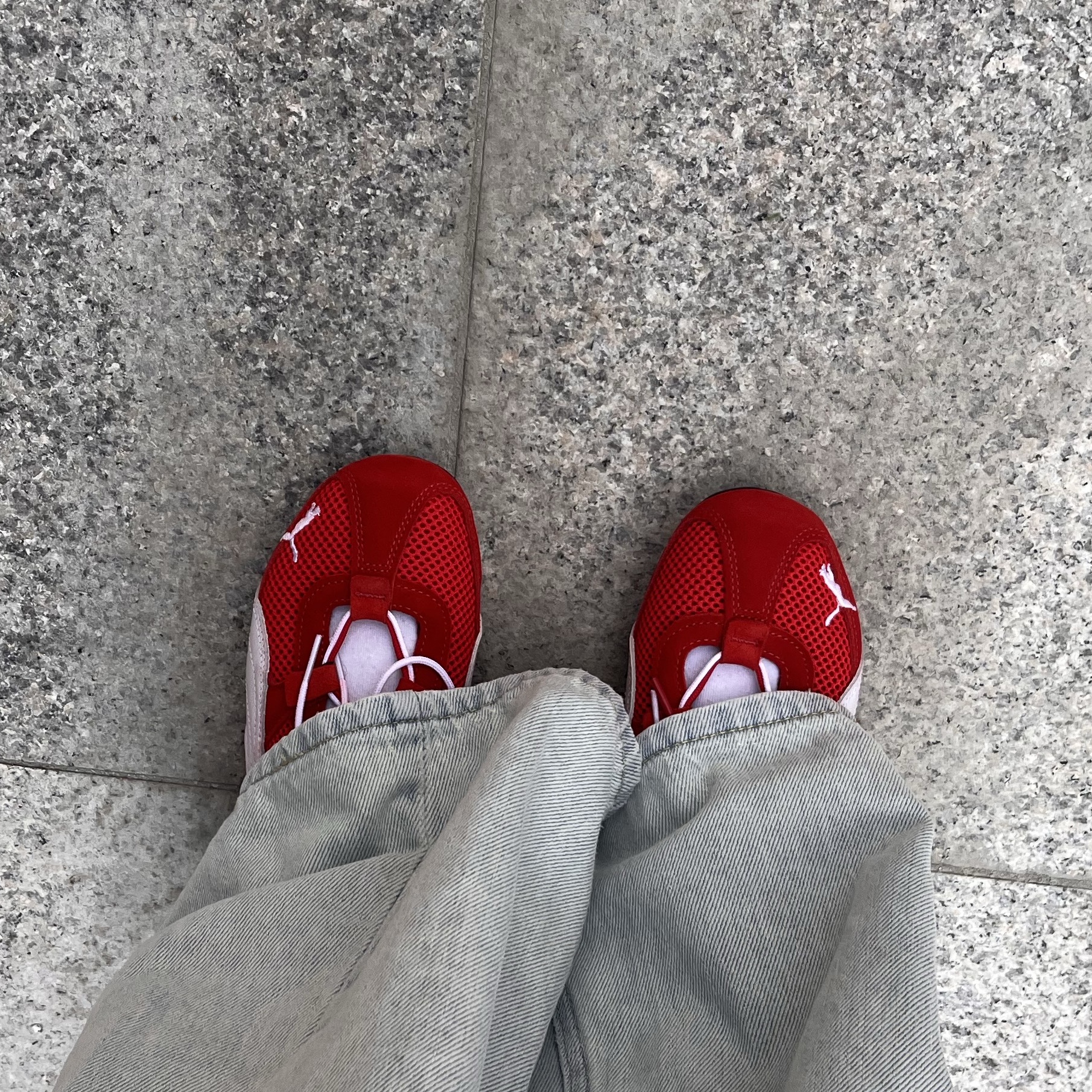 (W) Puma Speedcat Go For All Time Red Puma White 착용 스타일