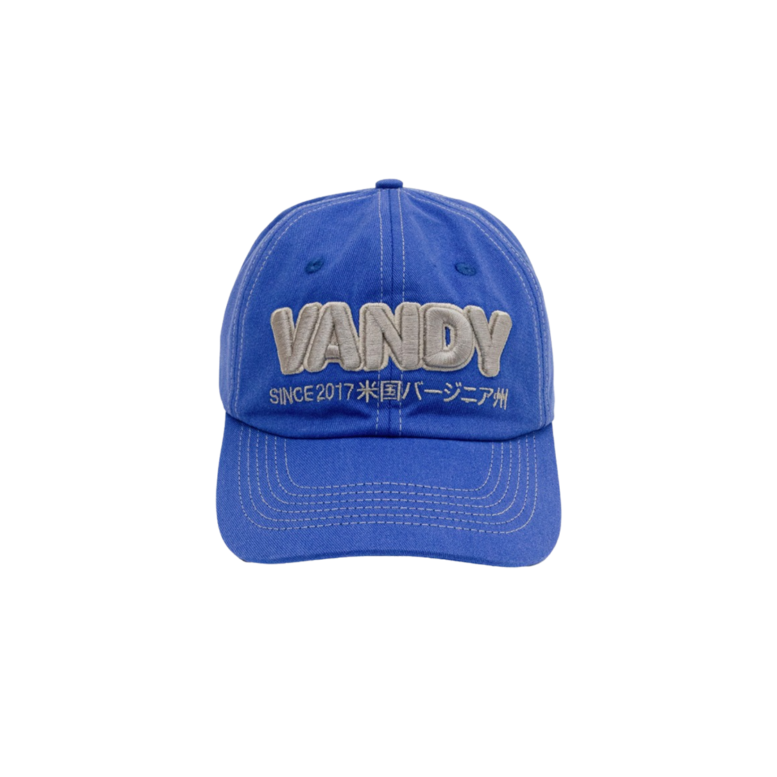 반디 더 핑크 베이직 로고 볼캡 블루(Vandy The Pink Basic Logo Ball Cap Blue)