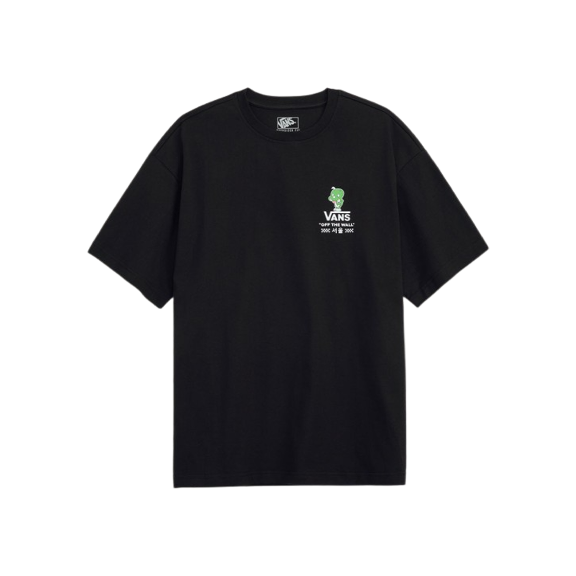 VANS SEOUL CITY DOOLY SS TEE ★送料込 반스 x 둘리 서울 시티 둘리 숏슬리브 티셔츠 블랙 - 서울 한정