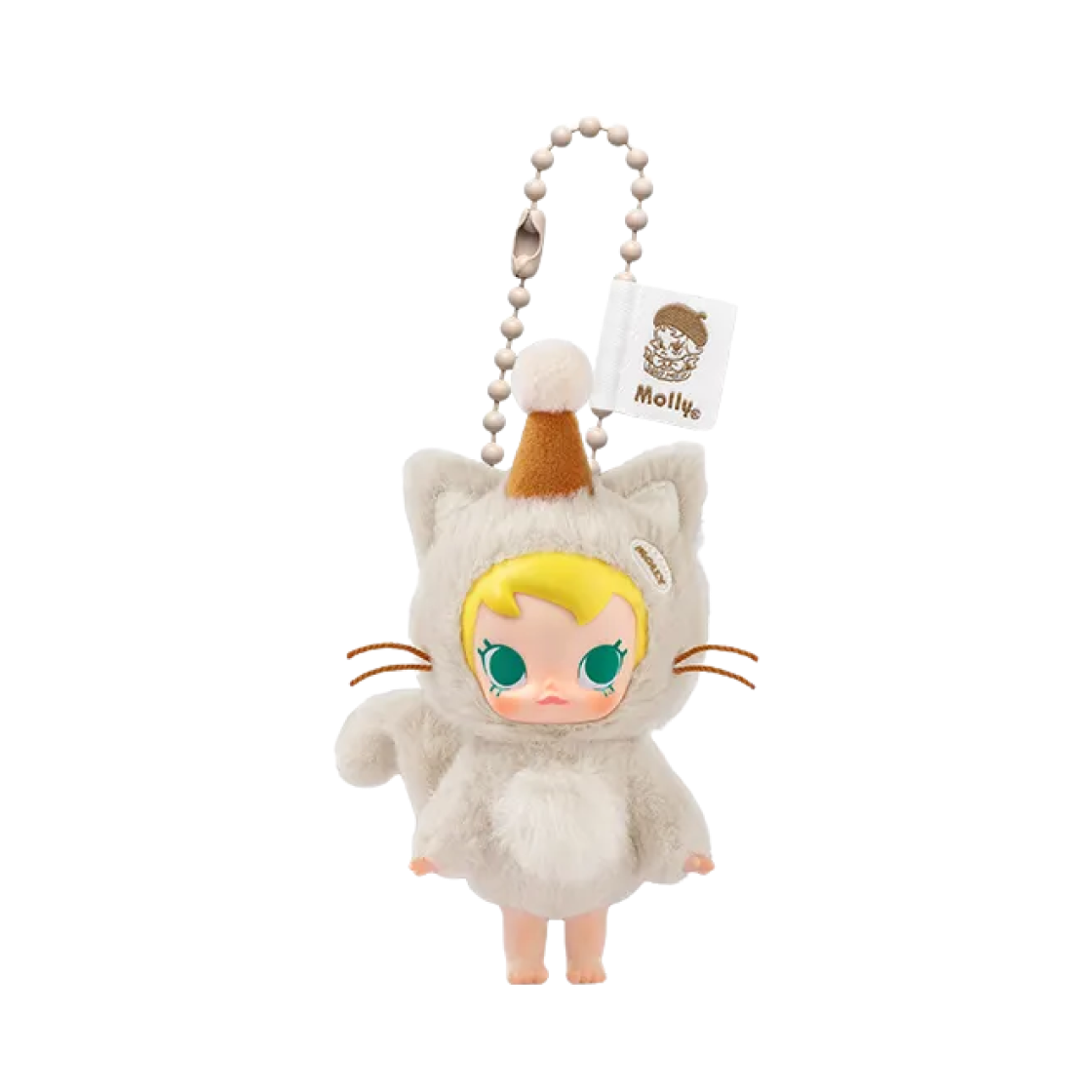 팝마트 베이비 몰리 주머니 속 친구들 시리즈 바이닐 플러시 펜던트 간식 타임 (개봉 박스)(Pop Mart Baby Molly Pocket Friends Series Vinyl Plush Pendant It's Snack Time (Opened Case))