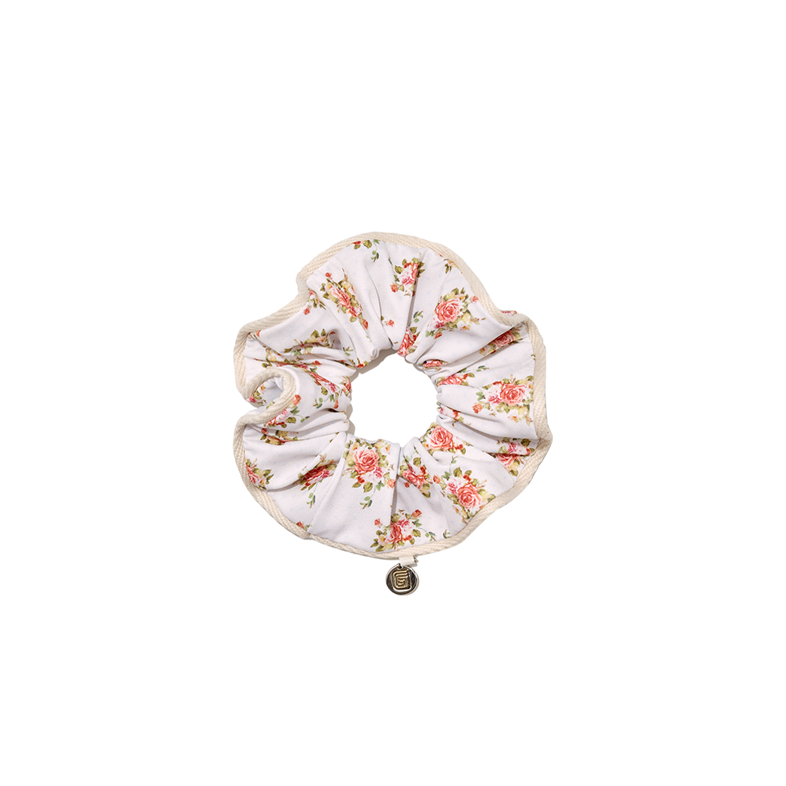 - (W) Glowny Charm Scrunchie Cream Bouquet