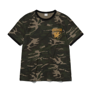Keymisery Crow Key's Crop Ringer T-Shirt Camo