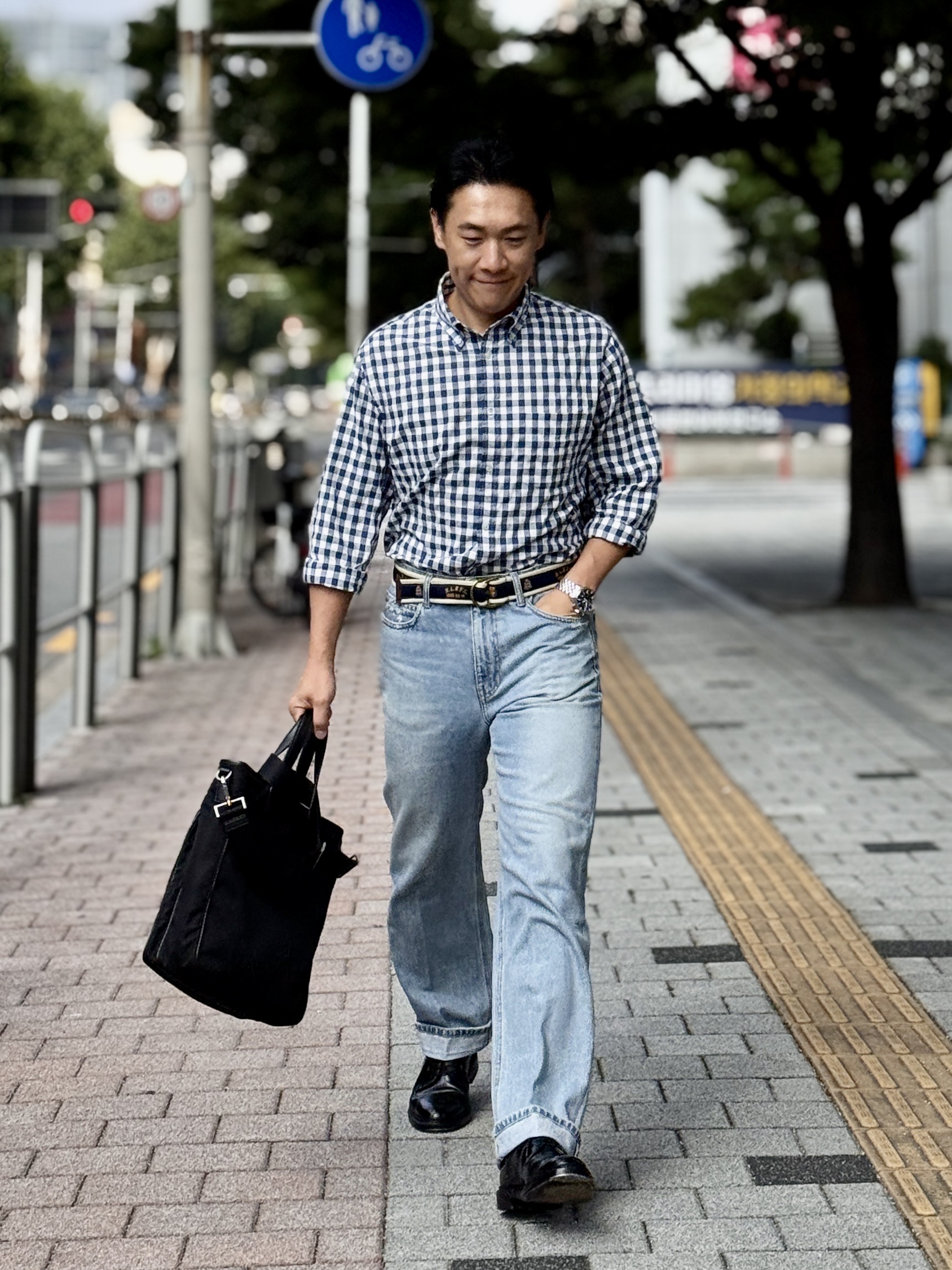 Alden 9901 Cordovan Plain Toe Blucher Oxford Black - E 착용 스타일 - 5