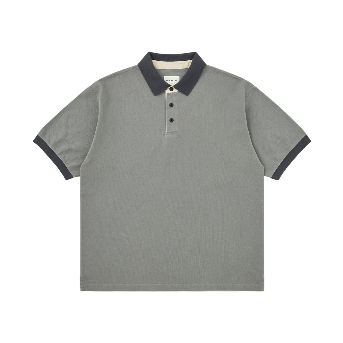카키스 캠퍼스 숏슬리브 폴로 그레이(Khakis Campus S/S Polo Grey) - 1