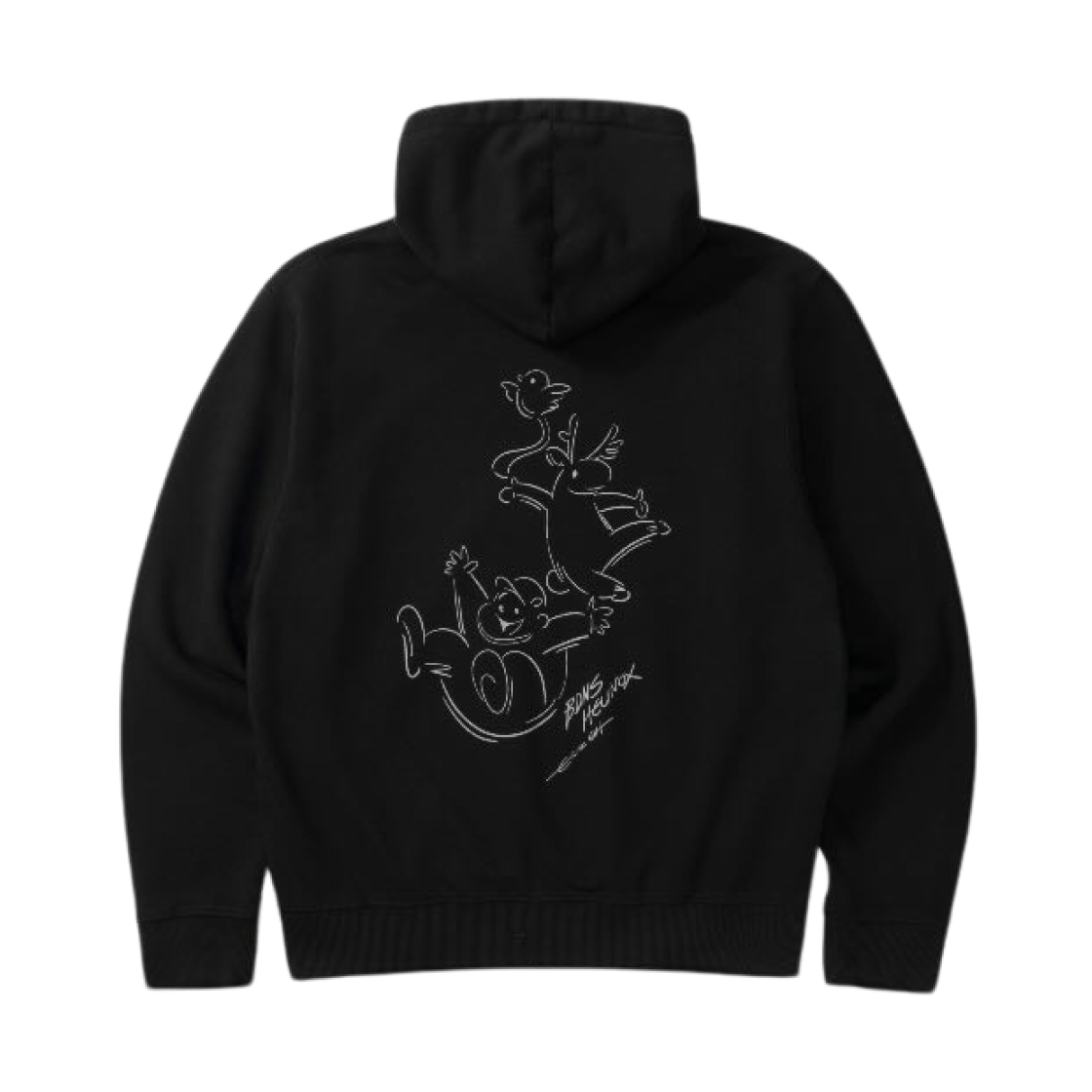헬리녹스 x 빠더너스 x 에릭 오 후드 블랙(Helinox x BDNS x Erick Oh Hoodie Black)