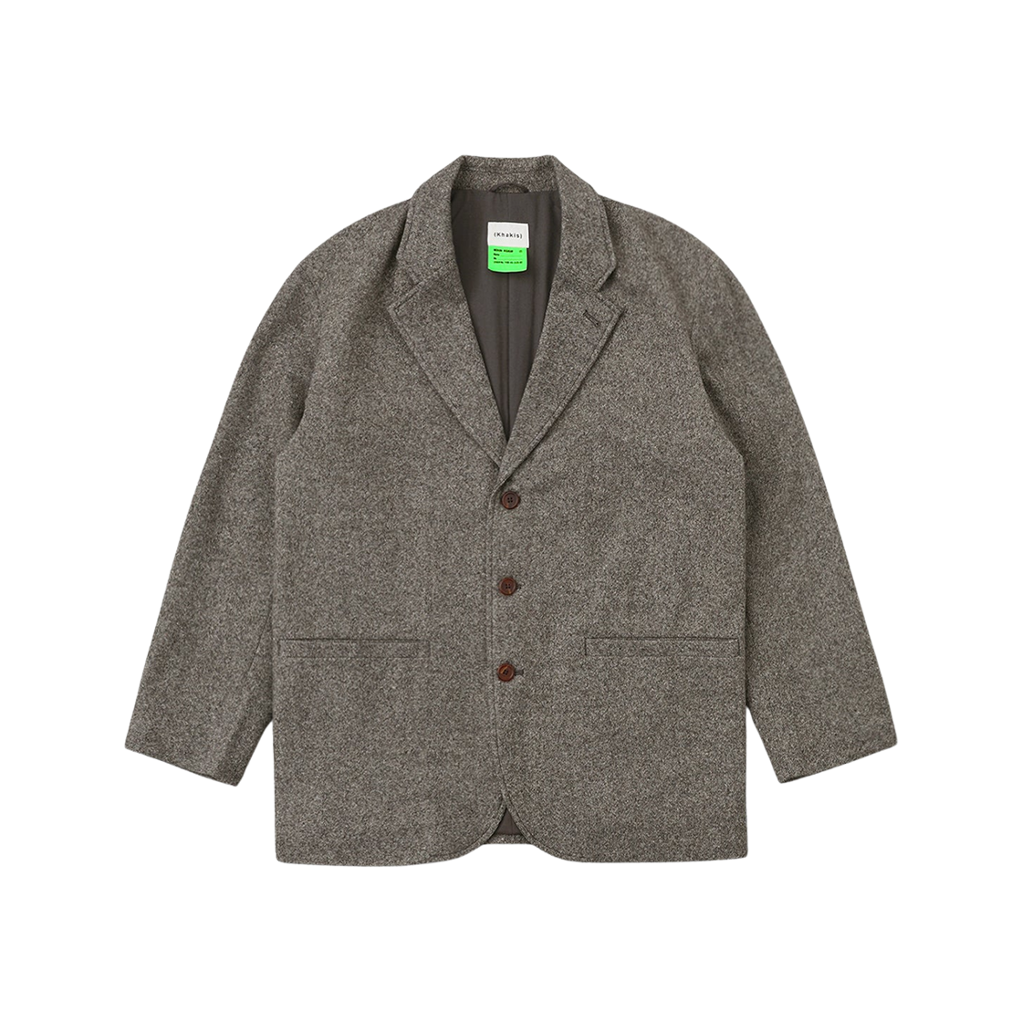 카키스 울 브로드 자켓 브라운(Khakis Wool Broad Jacket Brown)