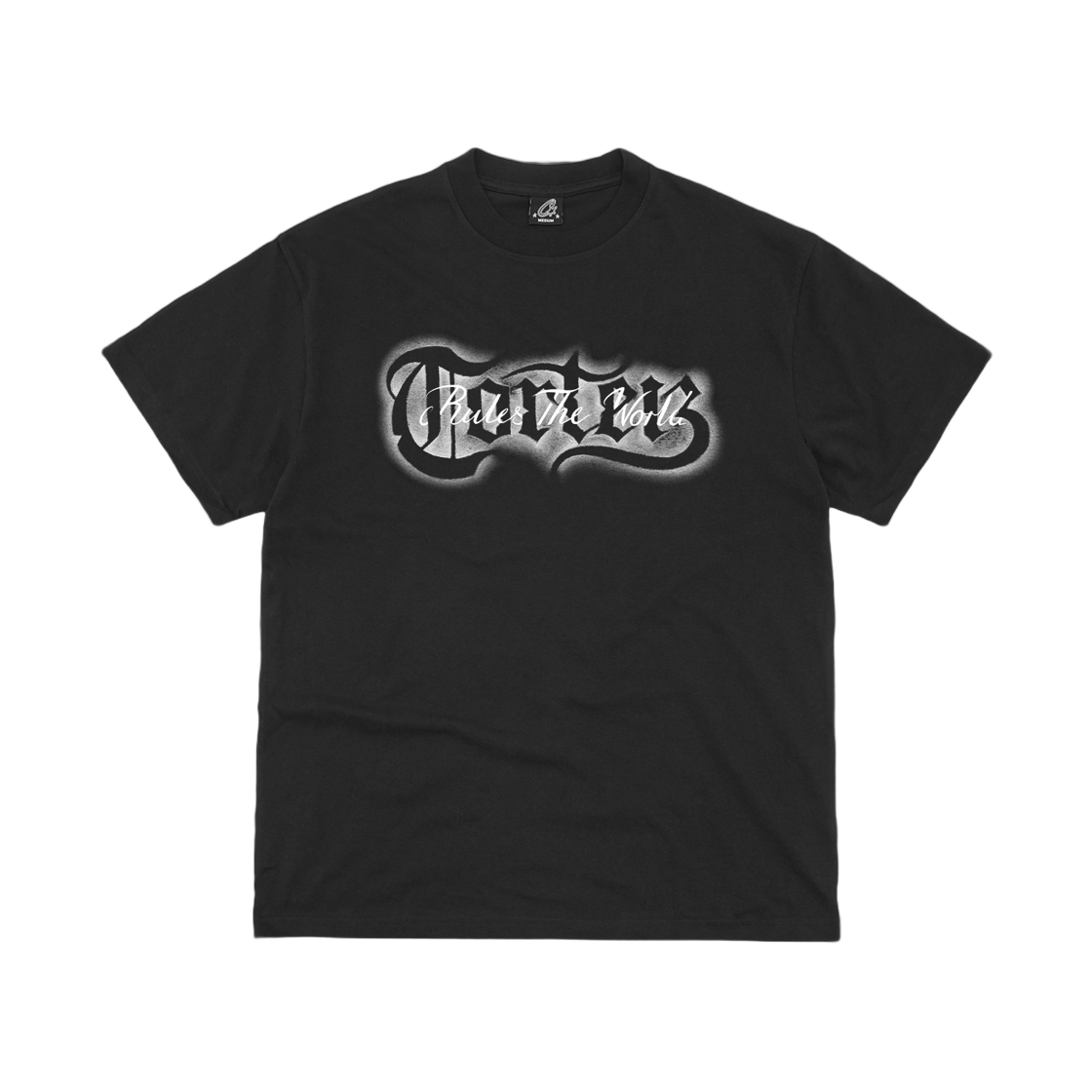 코르테이즈 RTW 태티드 티셔츠 블랙(Corteiz RTW Tatted T-Shirt Black)