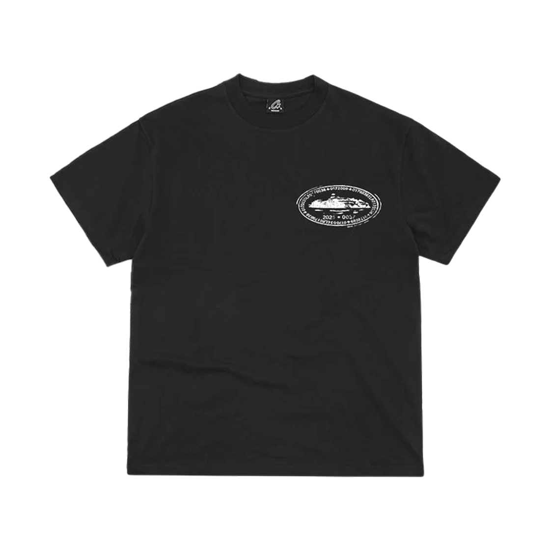 코르테이즈 아일랜드 스탬프 티셔츠 블랙(Corteiz Island Stamp T-Shirt Black)