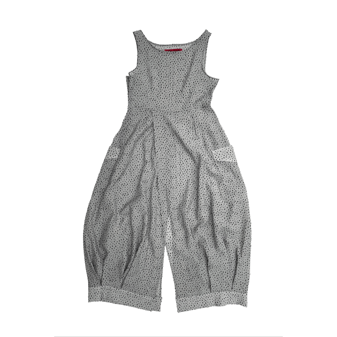 스틸레써디 도트 펌킨 드레스 그레이(Still Lethardy Dot Pumpkin Dress Grey)
