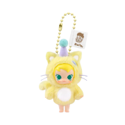 Pop Mart Baby Molly Pocket Friends Series Vinyl Plush Pendant Enjoy the Sunshine (Opened Case)