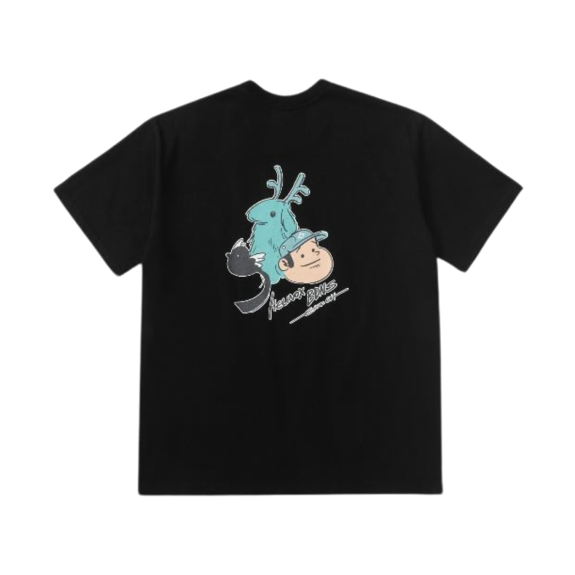 헬리녹스 x 빠더너스 x 에릭 오 티셔츠 블랙(Helinox x BDNS x Erick Oh T-Shirt Black)