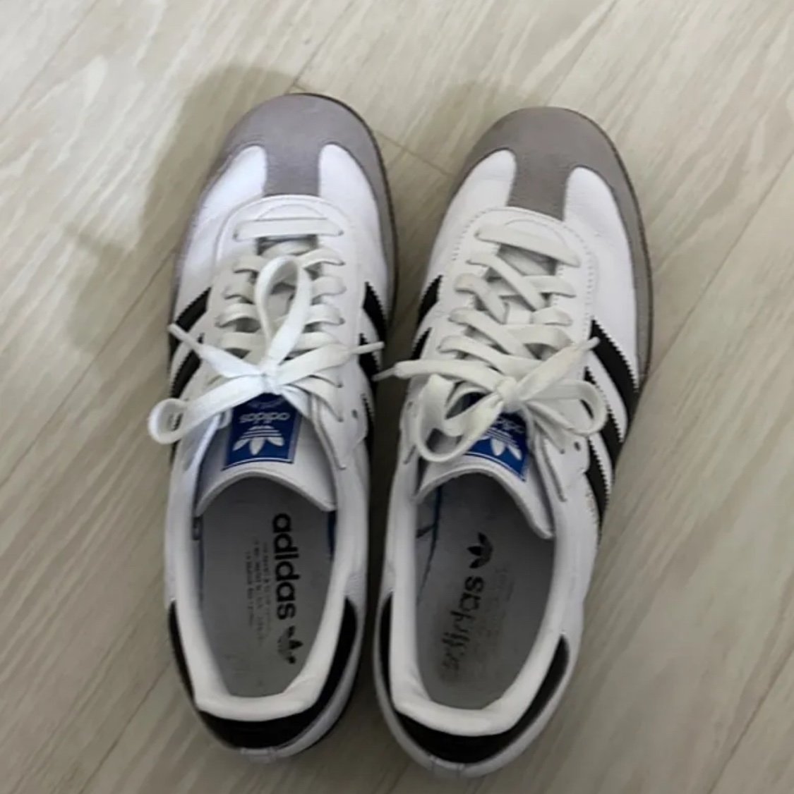 Adidas Samba OG Cloud White 착용 스타일