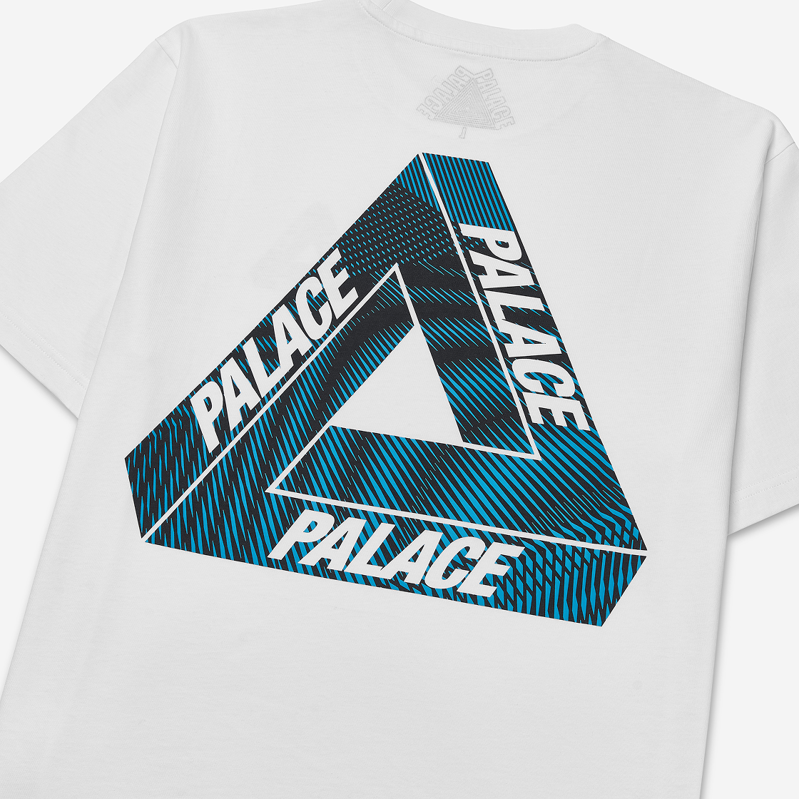 - Palace Tri-Vex T-Shirt White Blue - 25SS - #3