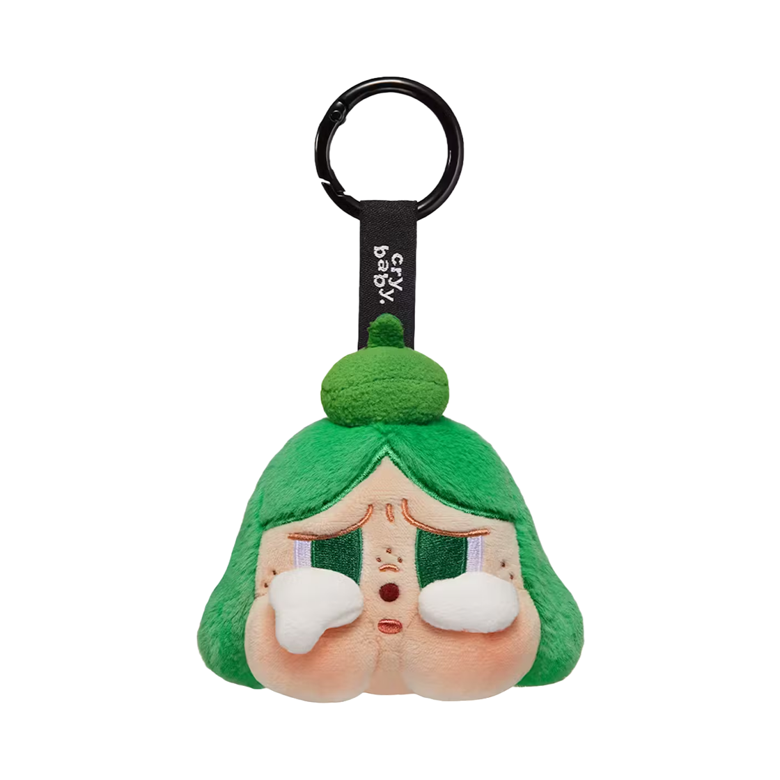 팝마트 크라이베이비 치얼 업, 베이비! 시리즈 플러시 펜던트 초록 (개봉 박스)