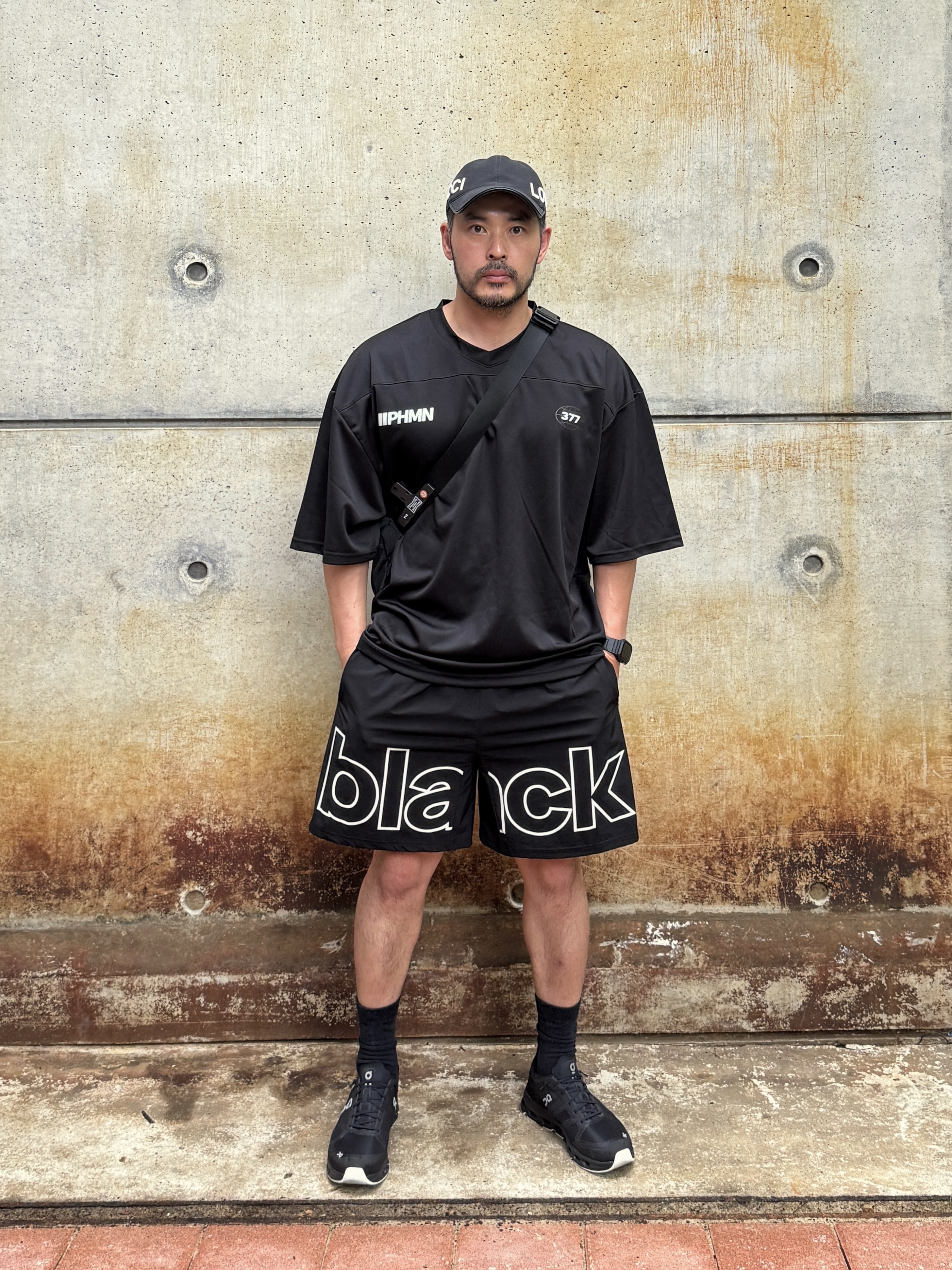 On Running x Sail Racing Cloud Regatta 999 Black 착용 스타일 - 5